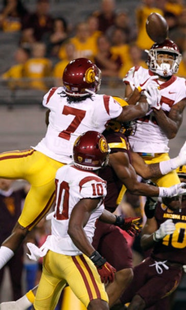 No. 21 USC rolls over Arizona State 48-17 behind Jones (Oct 28, 2017)